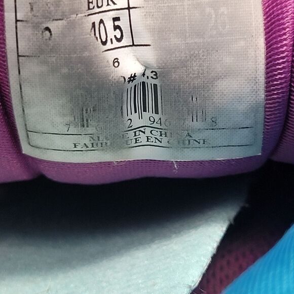 Brooks Ravenna 7 Purple/Teal Lace Up Running Athletic Sneakers Shoes Womens 8.5 - Picture 8 of 9